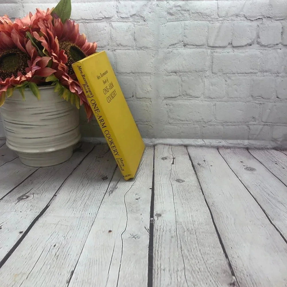VINTAGE Mrs. Rasmussen's book of ONE-ARM COOKERY cookbook 1946